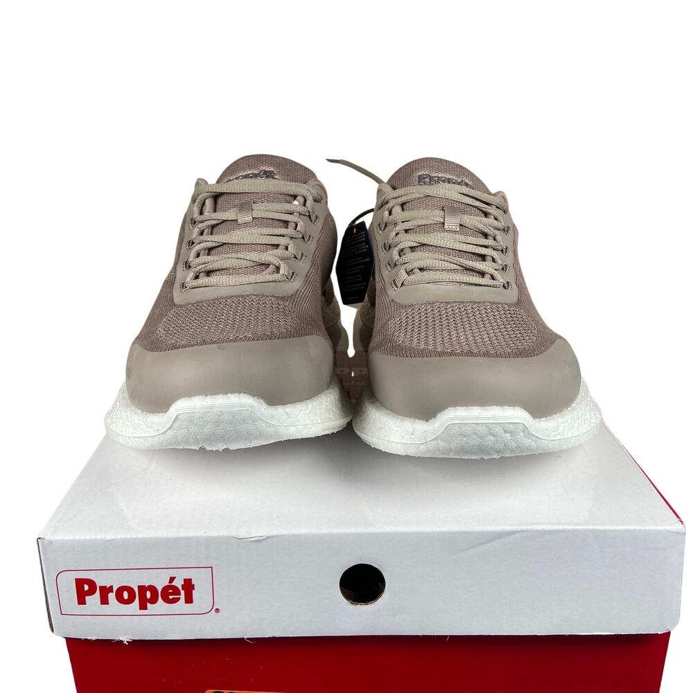 Propet B10 Usher Taupe Brown Ortholite Athletic Shoes Women Size 14 NIB - Picture 2 of 8